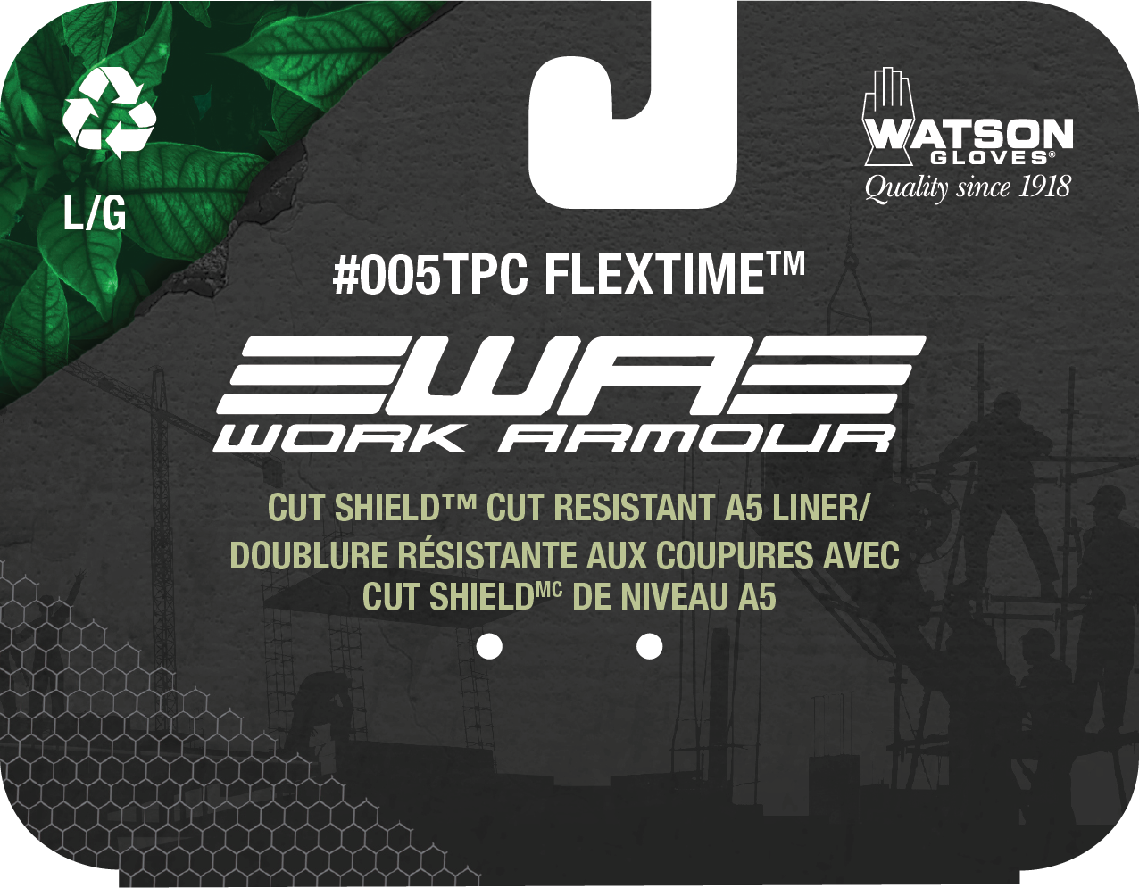 Work Armour Flextime w/ Cut - Pack of 6