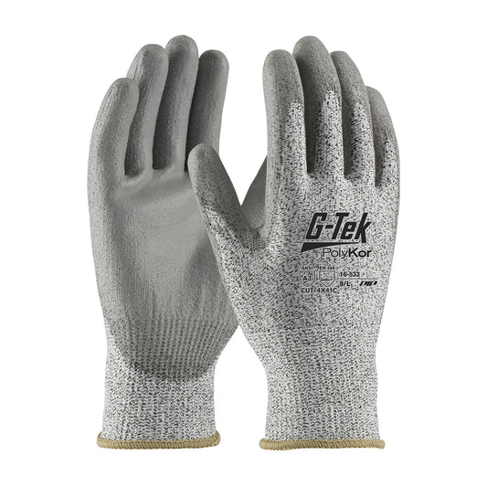 G-Tek A3 Cut Glove with PU Coating, Pack of 12