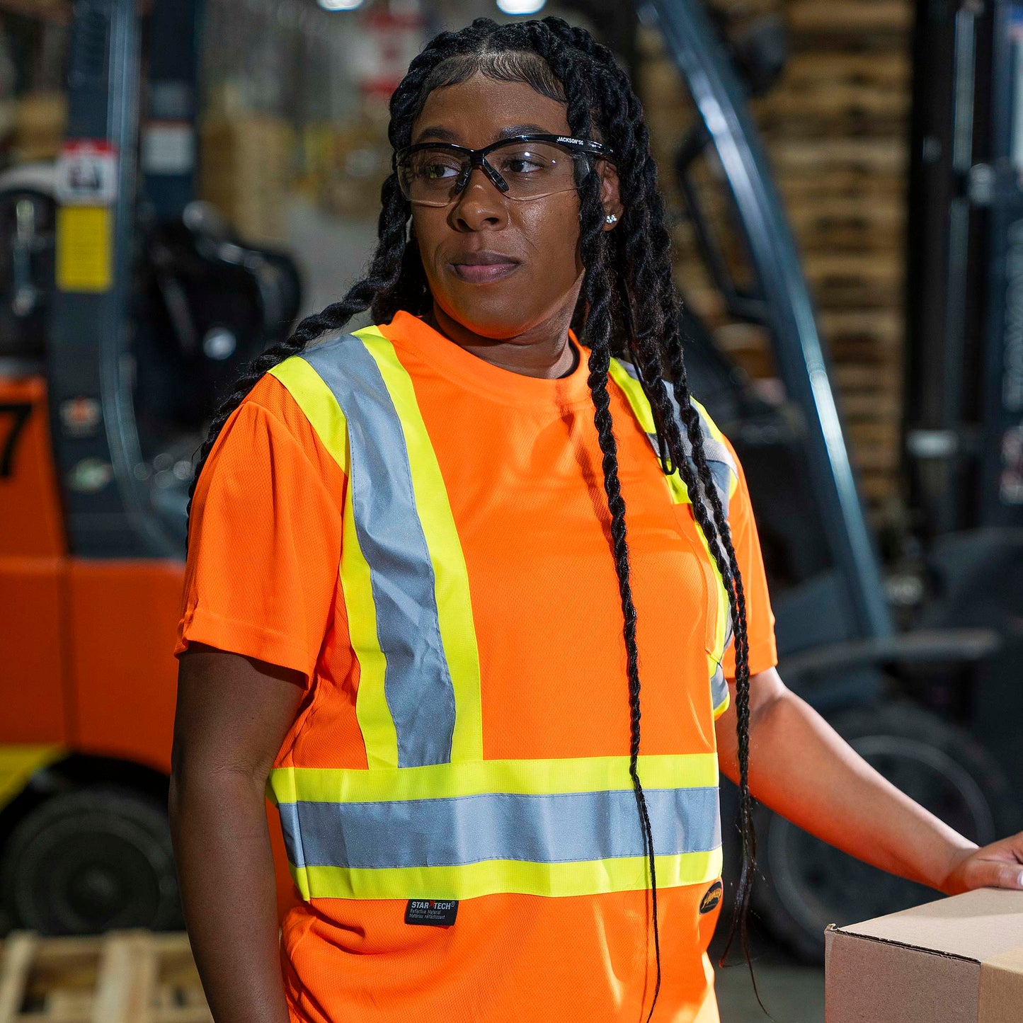 Women's Bird's-Eye Safety T-Shirt