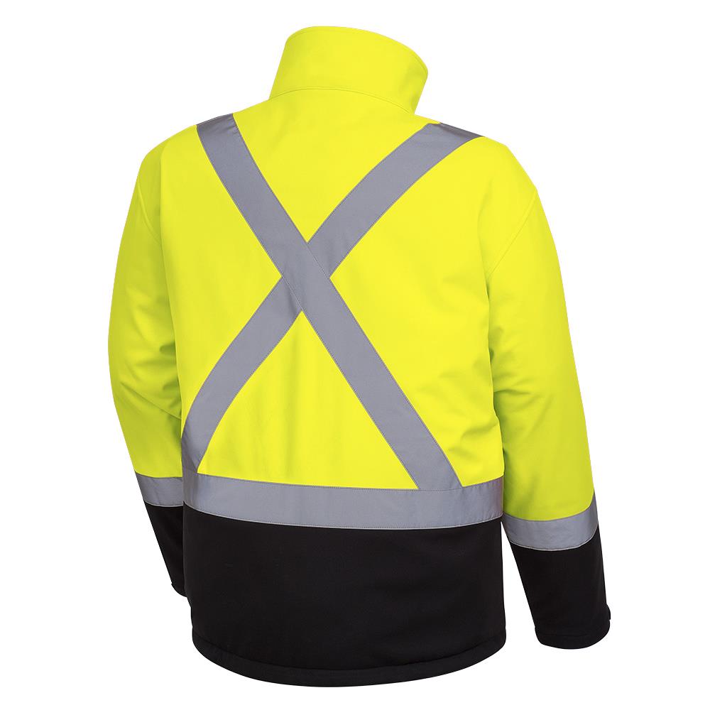 Hi-Vis Softshell Mechanical Strength Safety Jackets