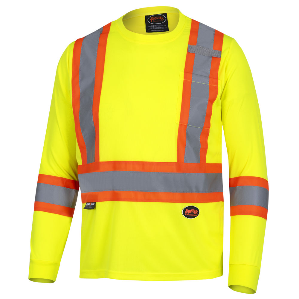 Bird's-Eye Long-Sleeved Safety Shirt