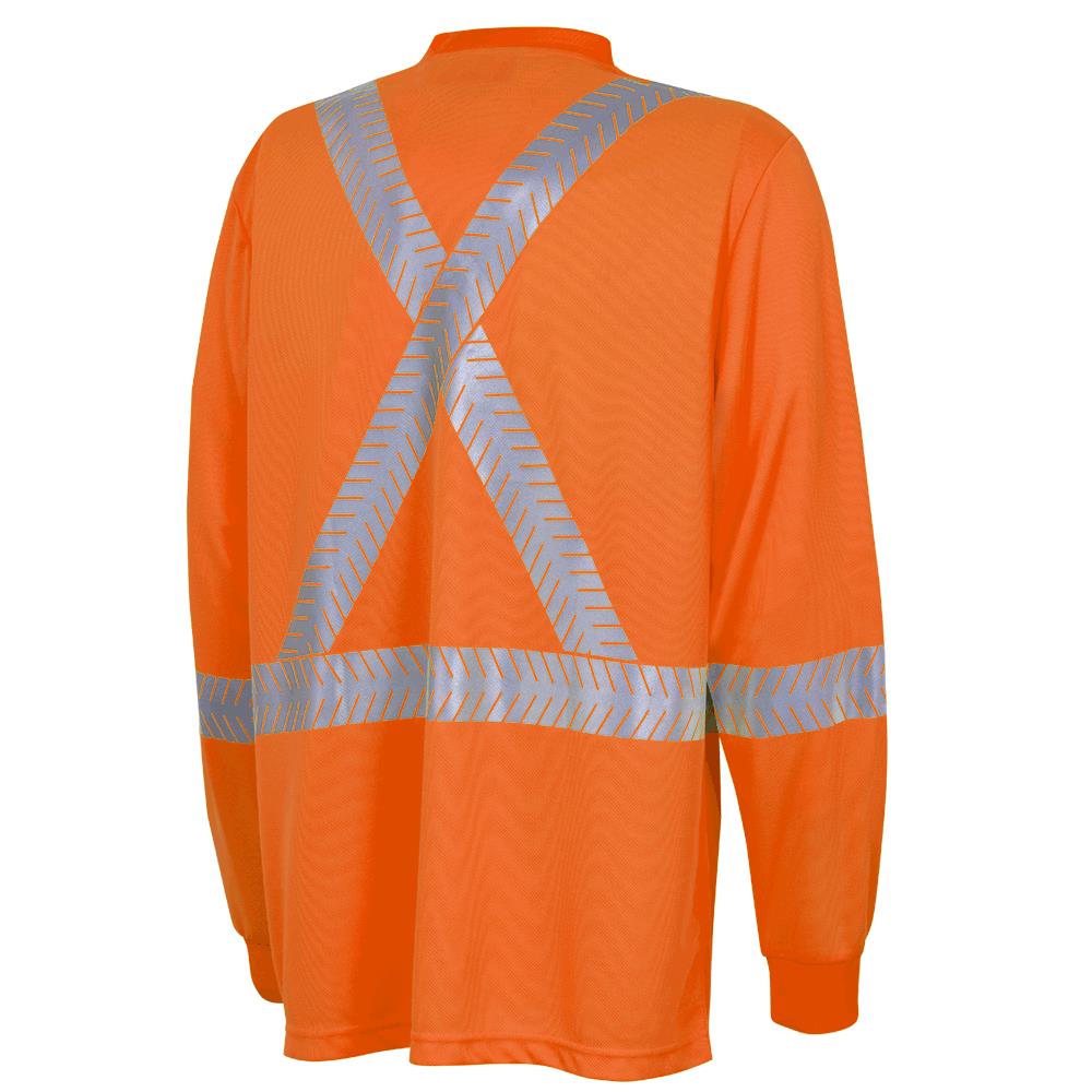 CoolPass® Hi-Vis Long-Sleeved Safety Shirt