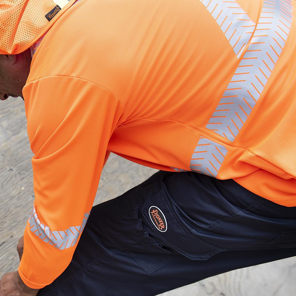CoolPass® Hi-Vis Long-Sleeved Safety Shirt