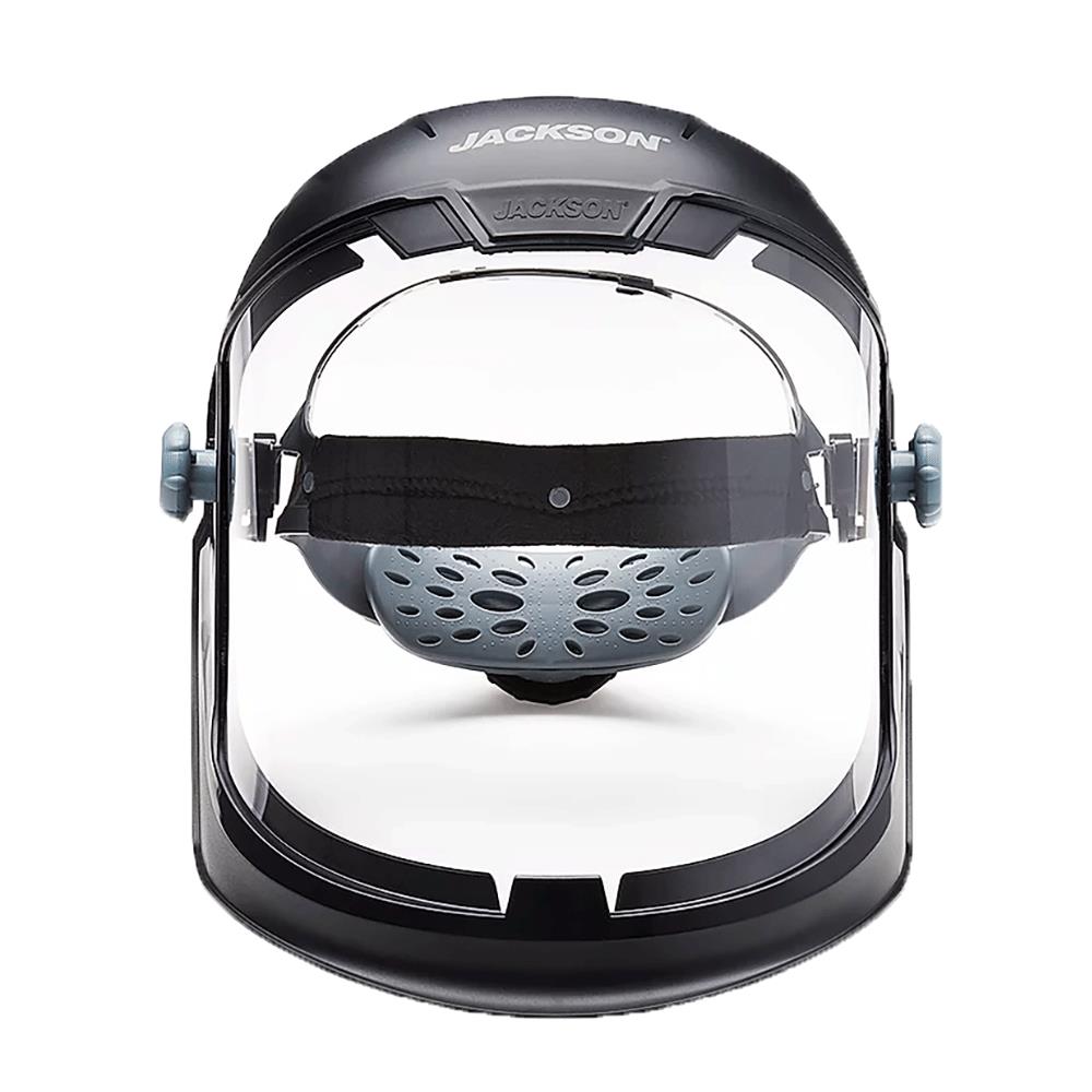 Maxview™ Series Polycarbonate Face Shields - Ratcheting - Chin and Side Guard