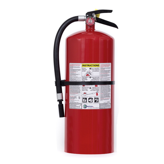 20 lb ABC Dry Chemical with Wall Bracket