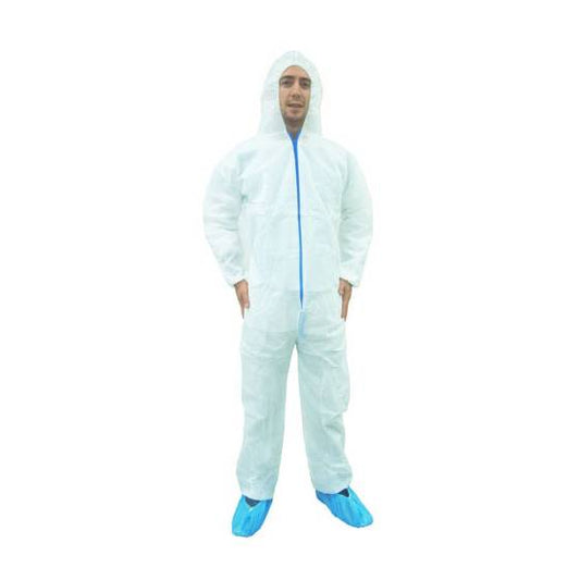 RONCO Care White PP Coverall application photo - supplynow.ca