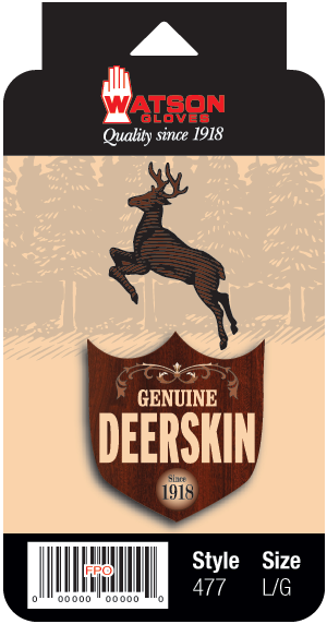 Watson Gloves Wild Deerskin For Her - Pack of 12