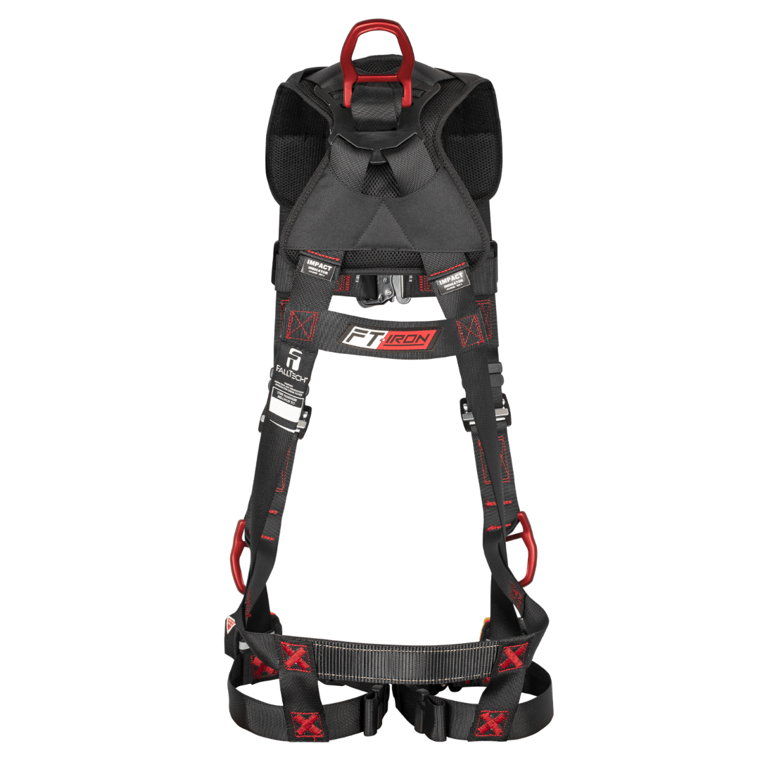 FT-Iron 3D+FD Climbing Non-Belted Full Body Harness, Quick Connect Adjustments