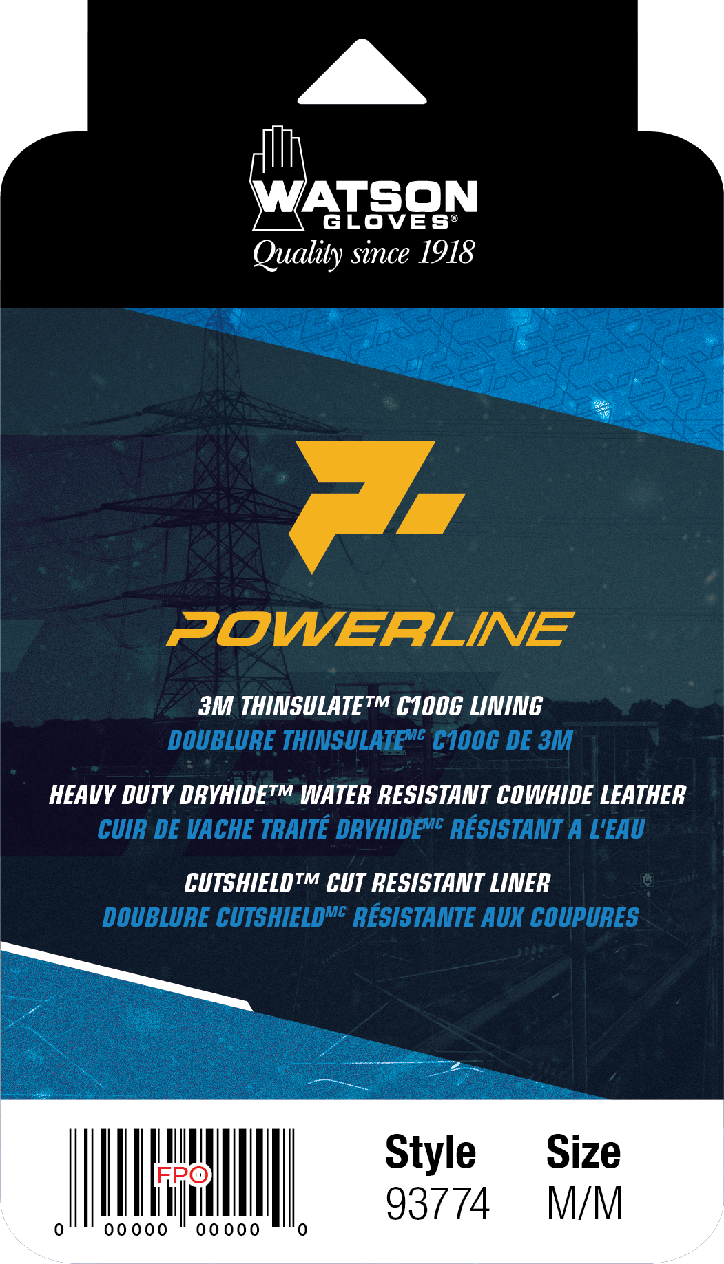 Powerline Mitt - Pack of 6