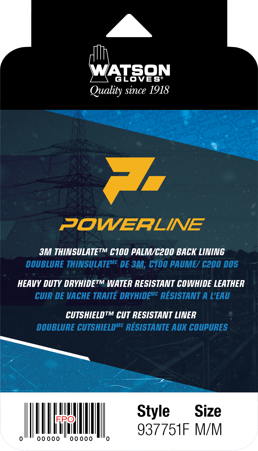 Powerline 1 Finger - Pack of 6