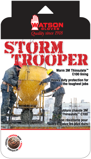 Storm Trooper Thinsulate 100 Rubberized Cuff - Pack of 6