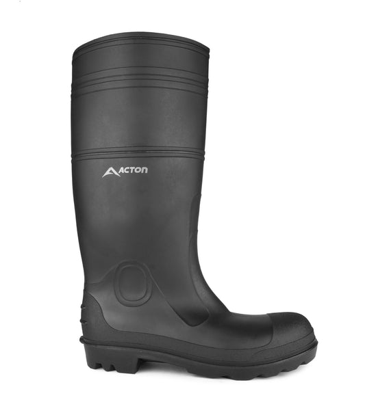 Acton Function Men's Steel Toe Work Boots - Black