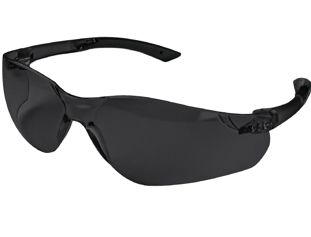 Baker Grey Rimless Economy Safety Glasses, CSA Approved