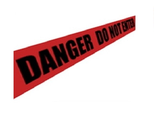 Red Danger Do Not Enter Tape 1000'