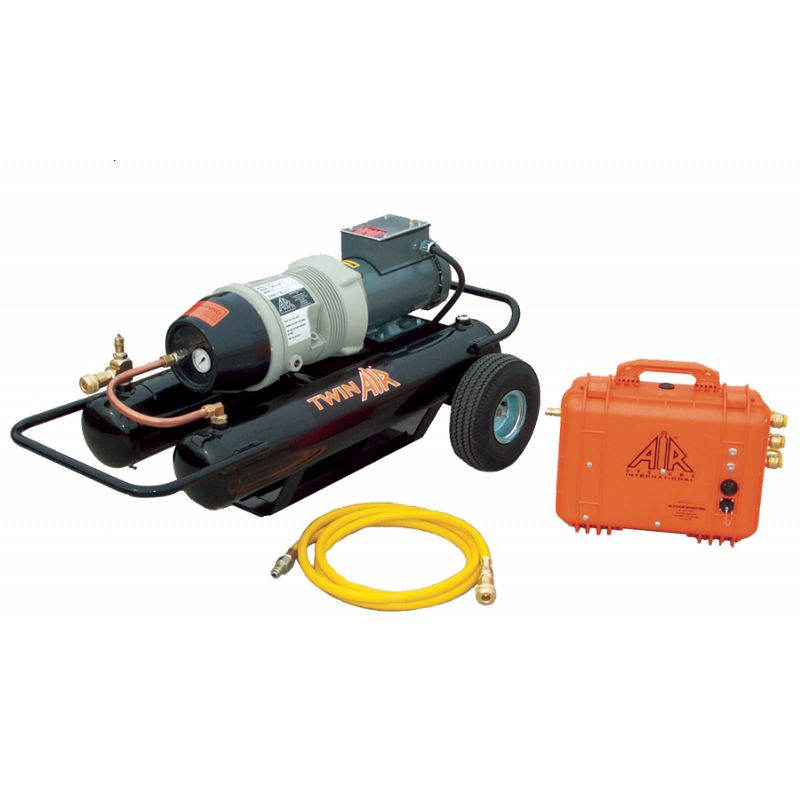 Twin-Air Portable Compressed Breathing Air Cart by Air Systems