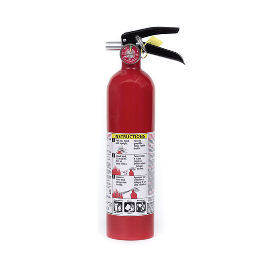 2.5 lb ABC Dry Chemical Fire Extinguisher with Vehicle Bracket