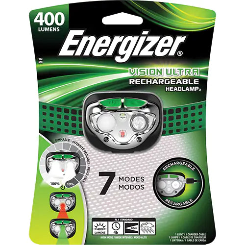 Energizer® Vision Ultra HD Rechargeable Headlamp