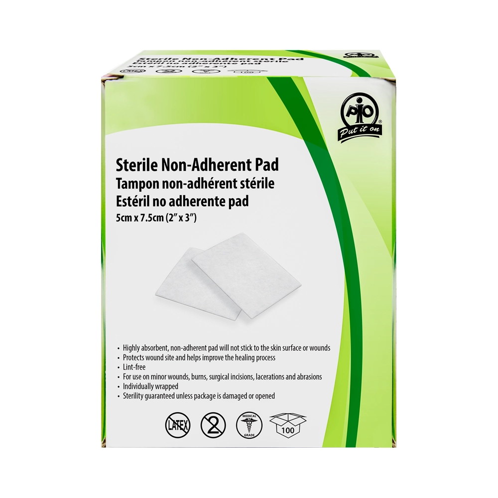 Non-Adherent Pads, 5 x 7.5cm, 100/Box