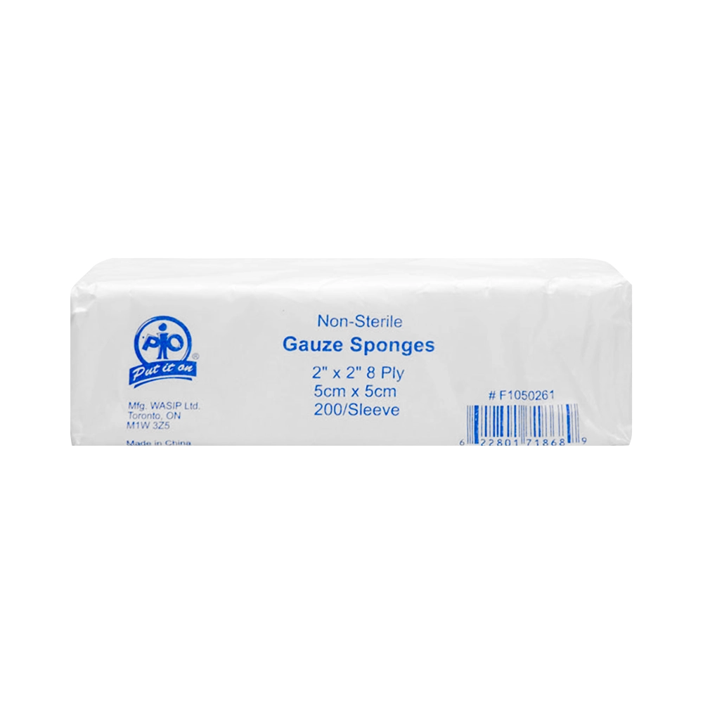 Gauze Sponges, 5 x 5cm, 200 per Bag