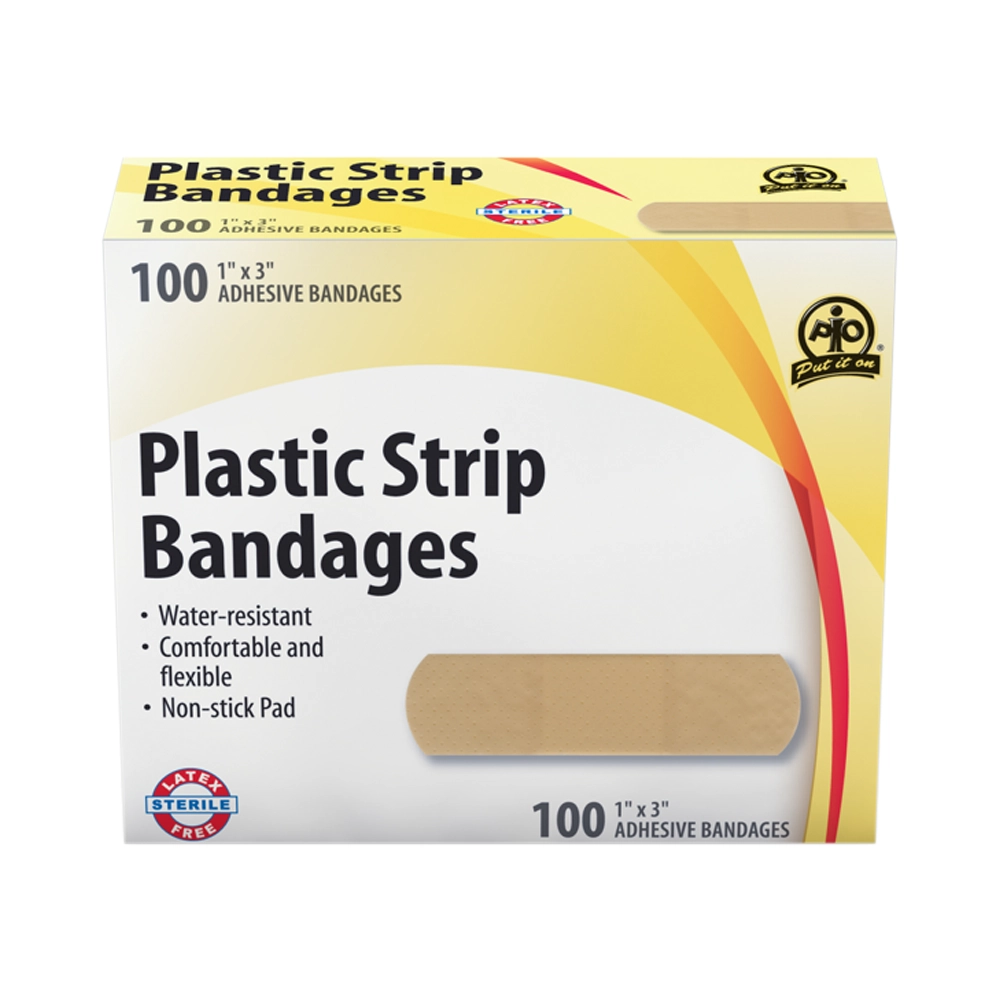 Plastic Strip Bandage Large, 7.5 x 2.5cm