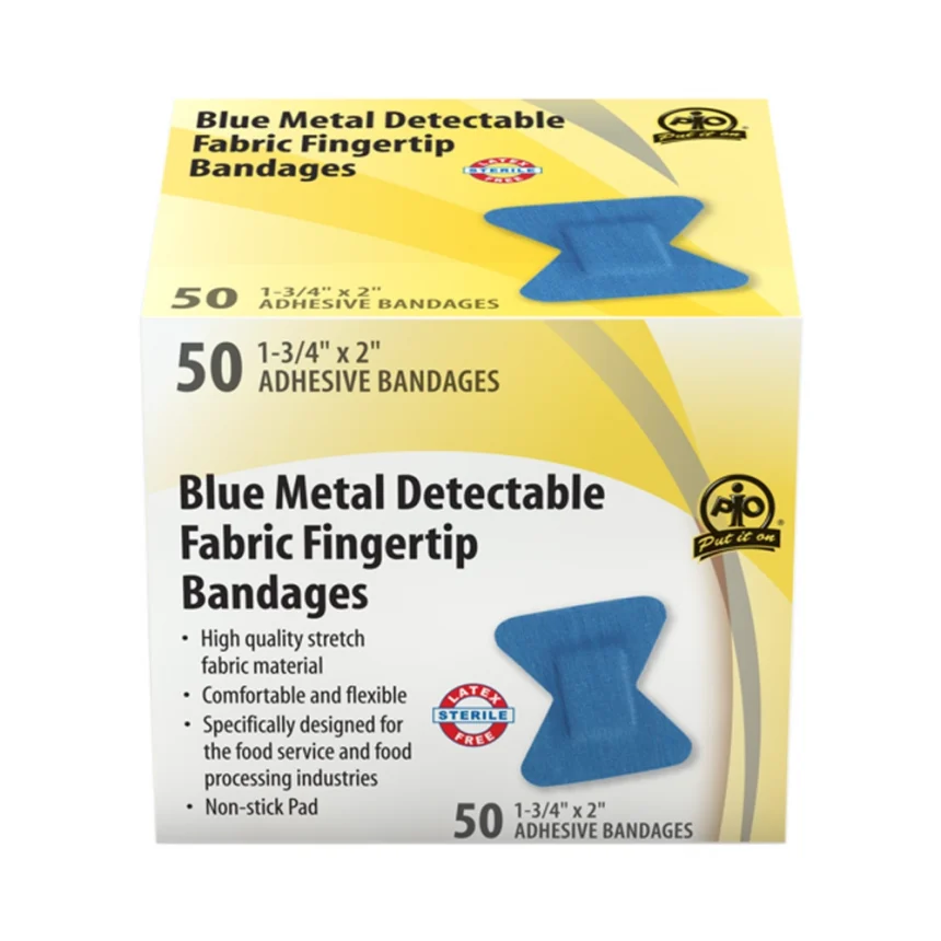 Metal Detectable Fingertip Bandage, 50/Box