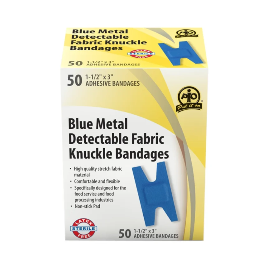 Metal Detectable Knuckle Bandage, 50/Box