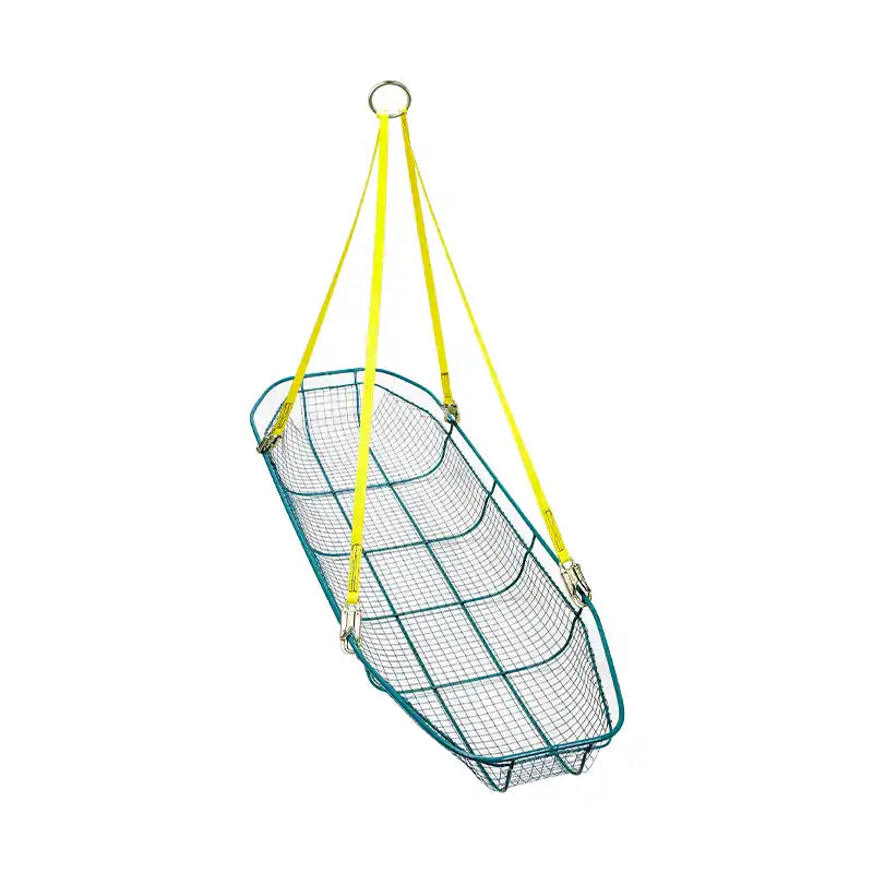 Bridle Sling w/ Metal Hooks for Wire Stretcher Basket
