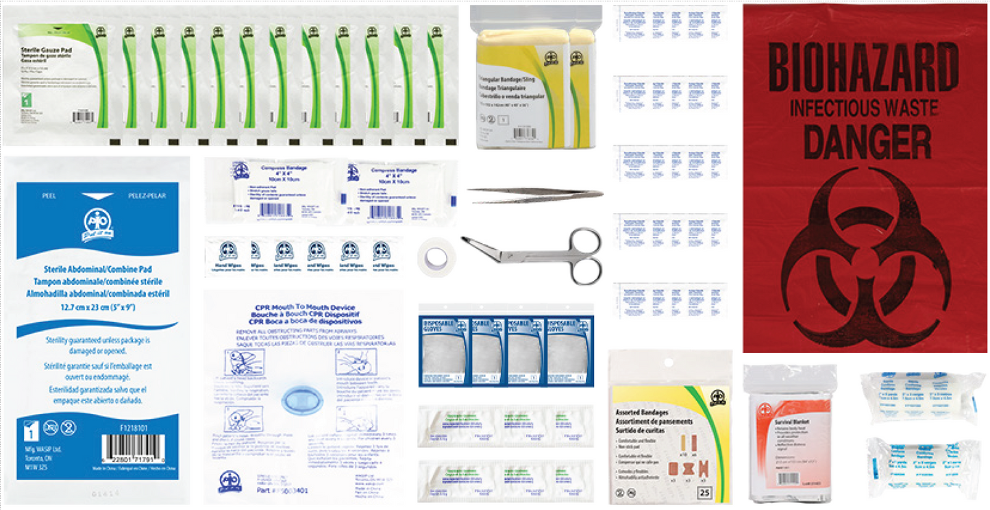 Type 2 First Aid Kit, Small Basic Refill Kit