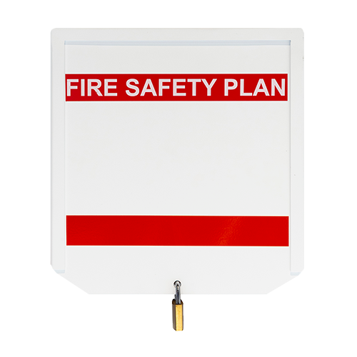 Fire Safety Plan Box Heavy Duty 12 Gauge