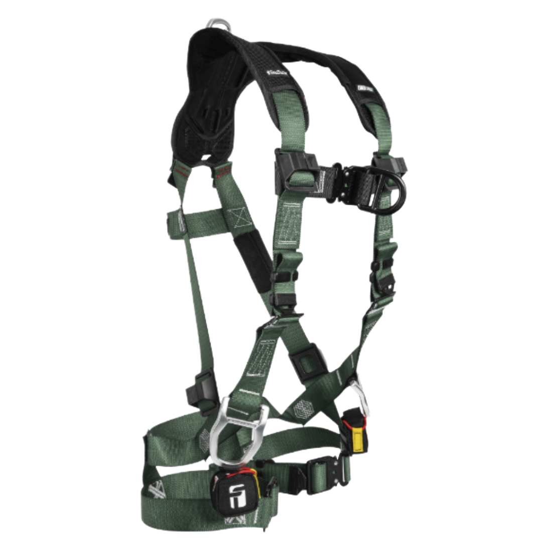 FT-1910 4D Climbing Non-Belted Full Body Harness, Quick-Connect Leg Adjustment
