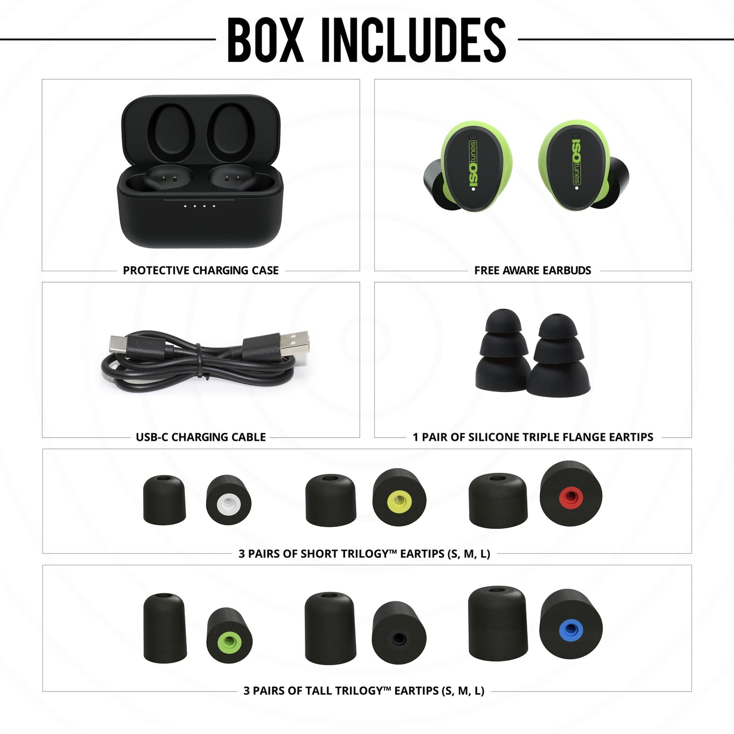 IsoTunes Wireless Safety Earbuds Free Aware