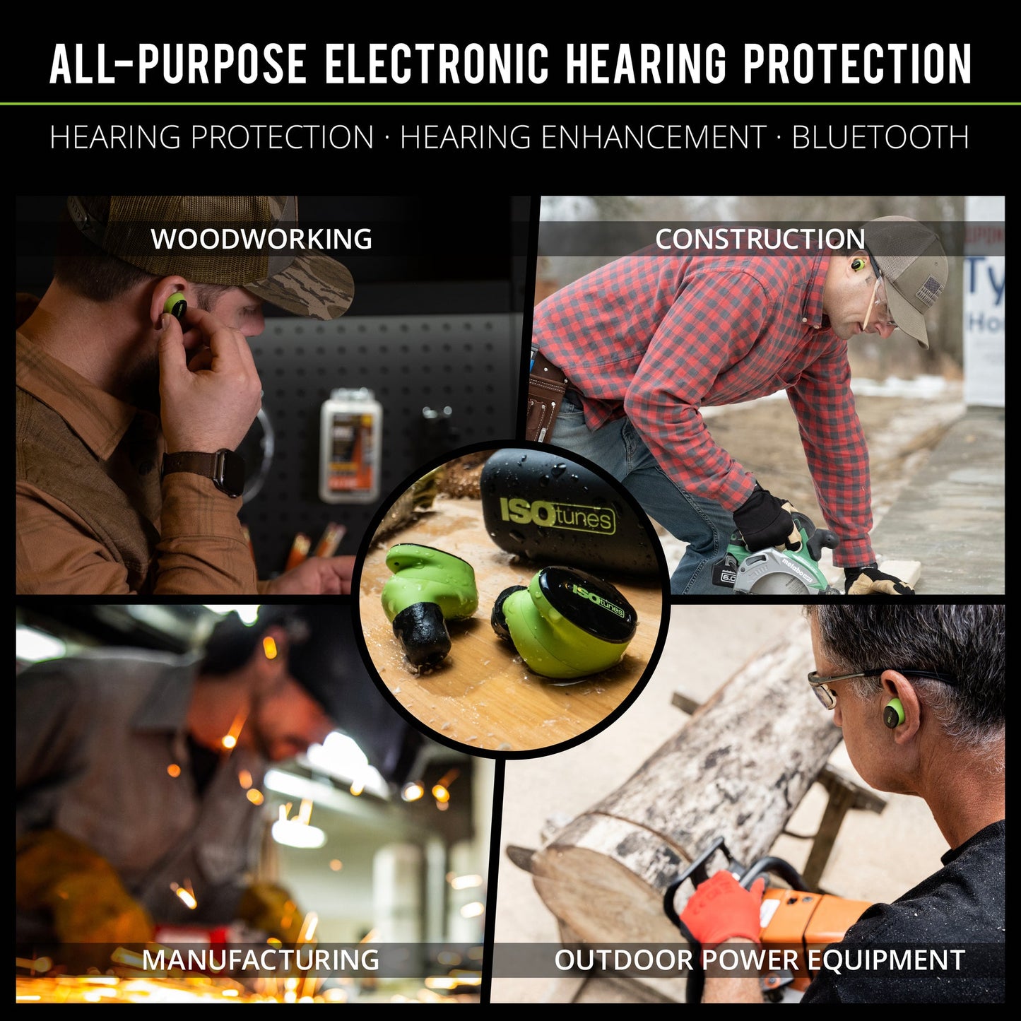 IsoTunes Wireless Safety Earbuds Free Aware
