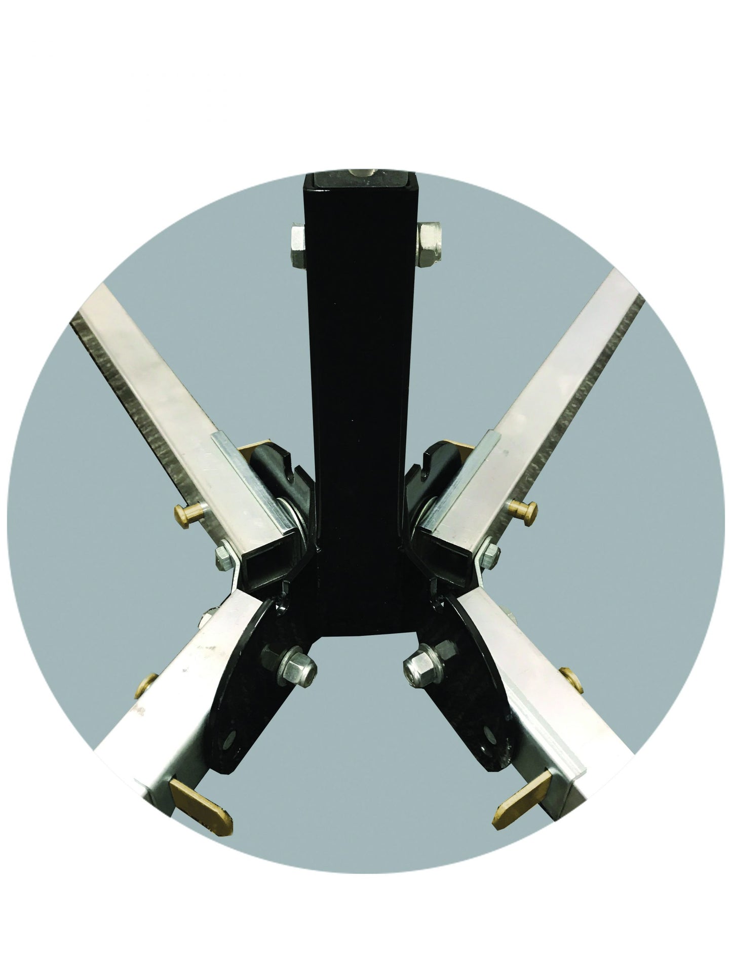 Compact Springless Sign Stand Steel