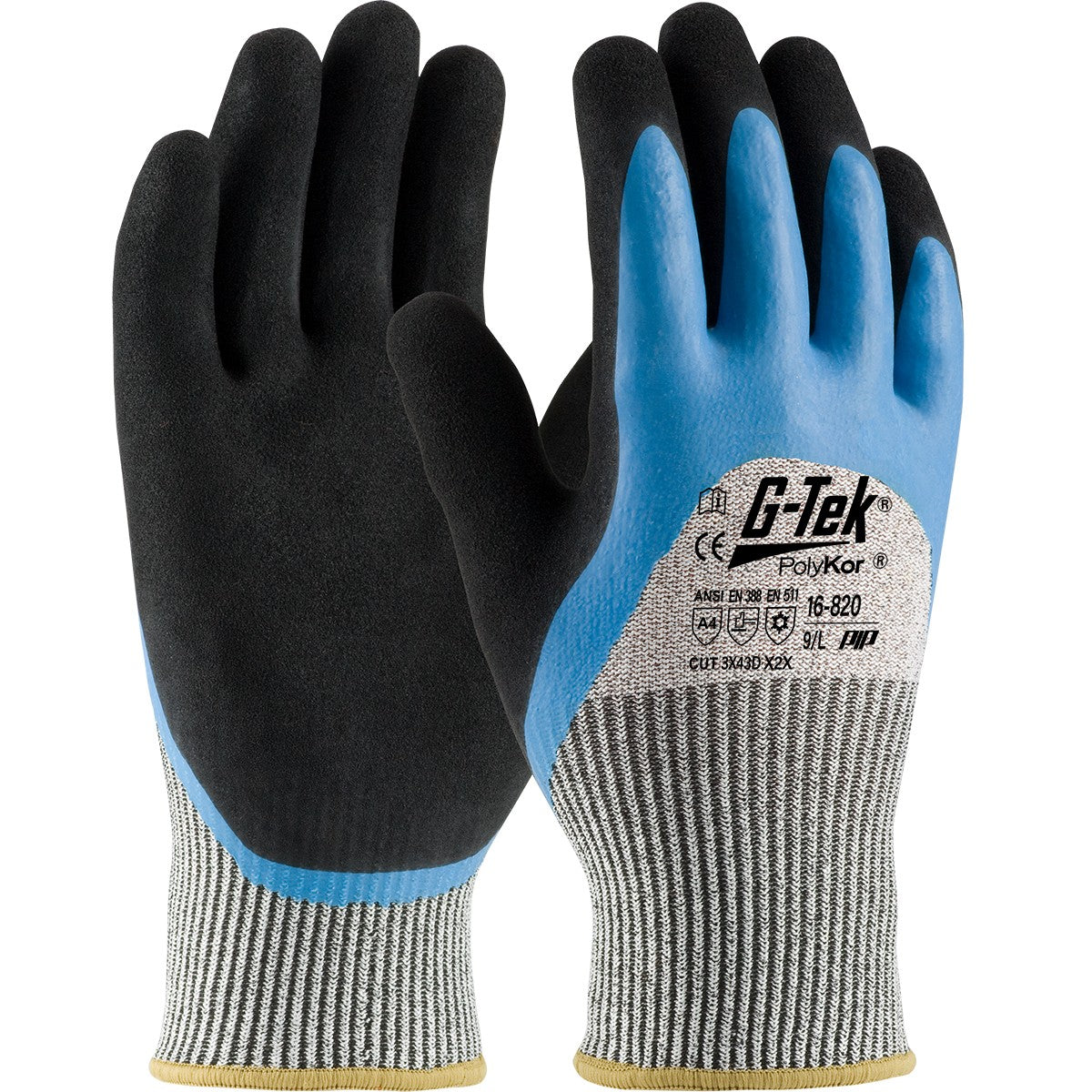 G-Tek Double Dip Cut A4 Winter Glove, Dozen