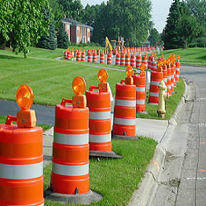 Heavy Duty Warning Light 6 Volt Yellow Case