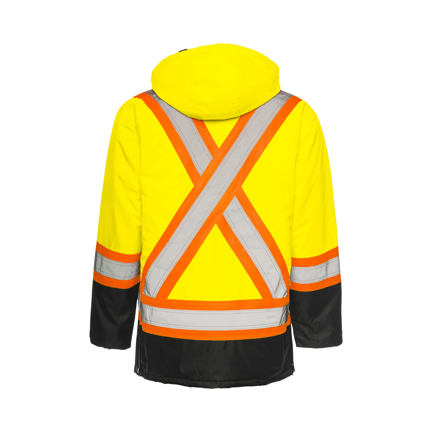 Winter High Visibility Safety Parka, 4" Reflective Tape