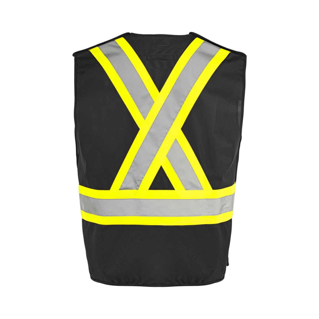 TV4 5 Pt. Tearaway Solid Traffic Vest