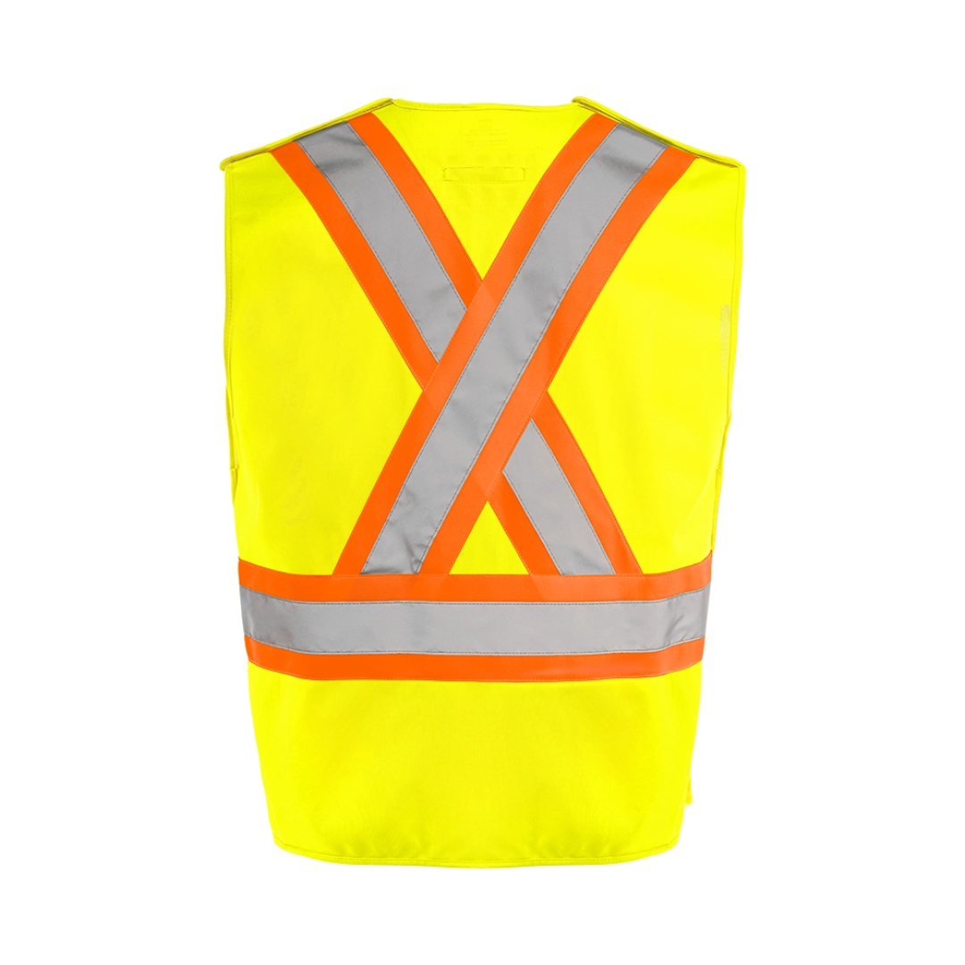 TV4 5 Pt. Tearaway Solid Traffic Vest