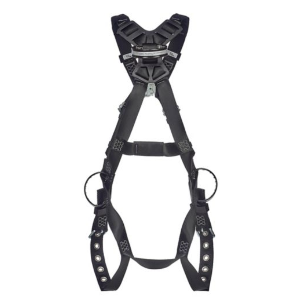 V-Form Arc Flash Harness, Back D-Ring, Quick-Connect Leg Straps