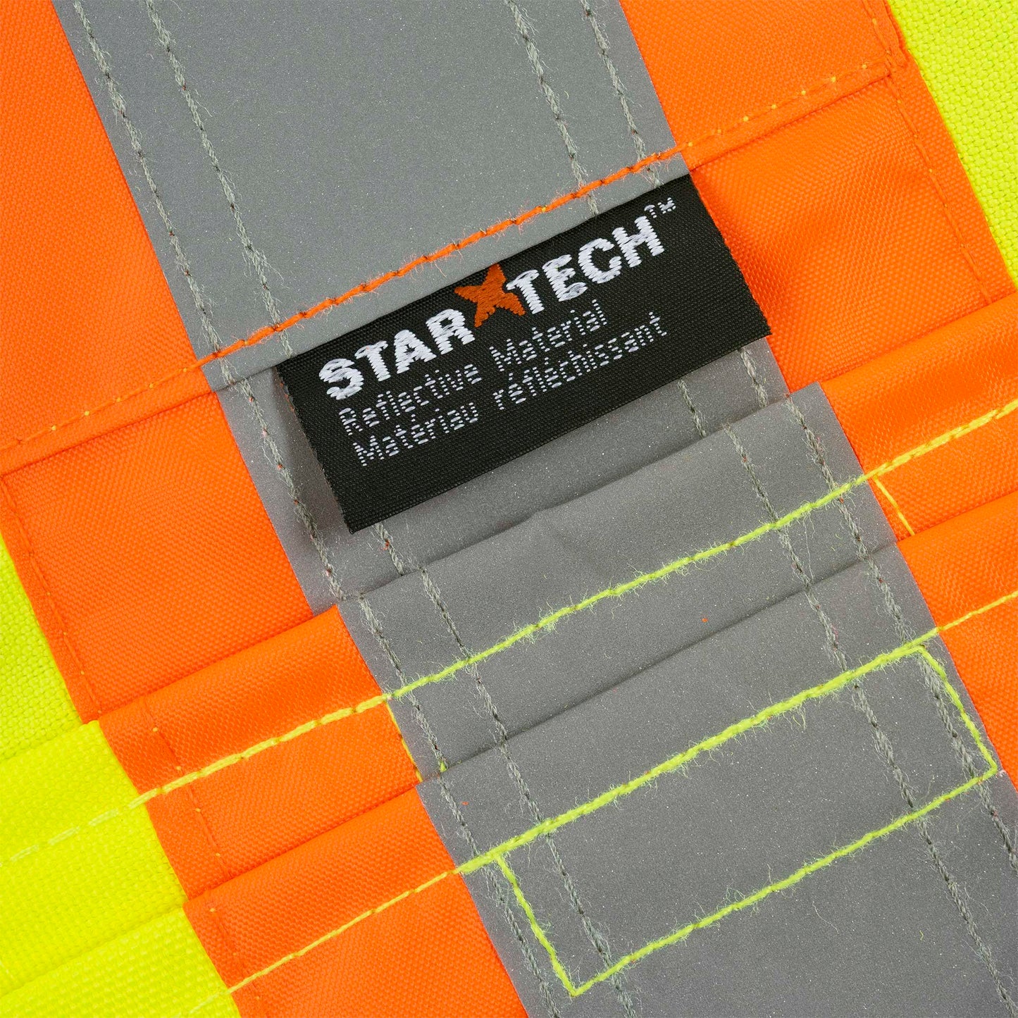 Hi-Vis 600D PU-Coated Oxford Poly Surveyor's Safety Vest - Snap Closure