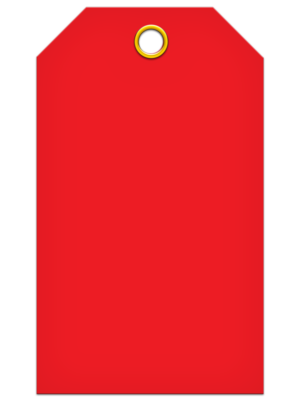 "Danger Do Not Use This Scaffold" - Scaffold Status Tag, Pack of 25