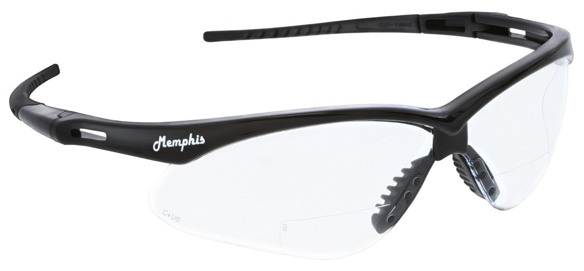 Memphis Series Bifocal Readers Safety Glasses 2.0 12 Pack