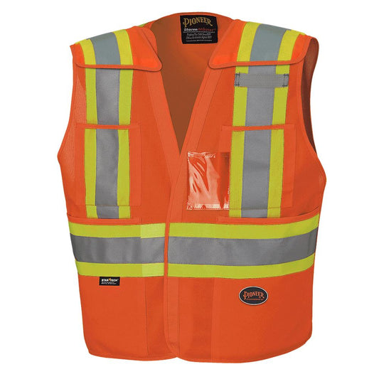 Pioneer Hi-Vis Drop Shoulder Tear Away Vest