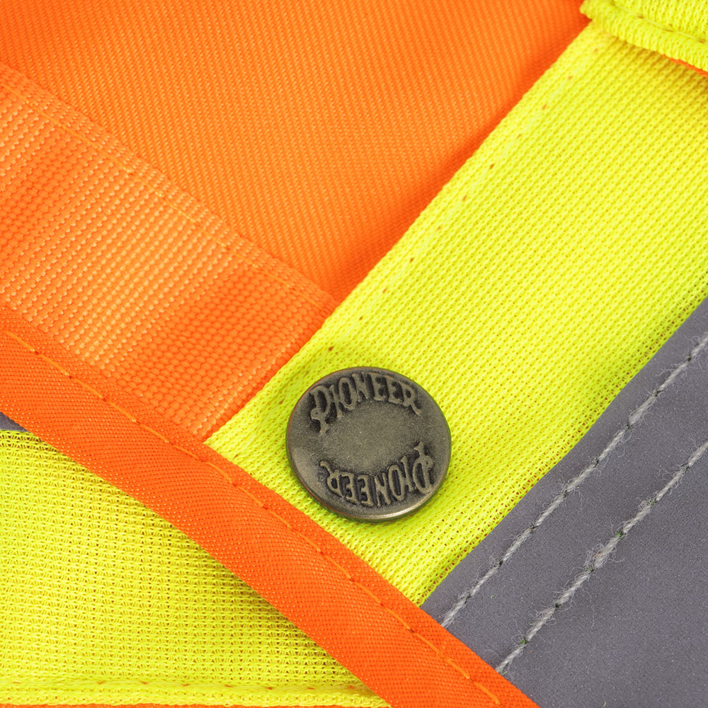Pioneer Hi-Vis Surveyors Safety Vest, Orange