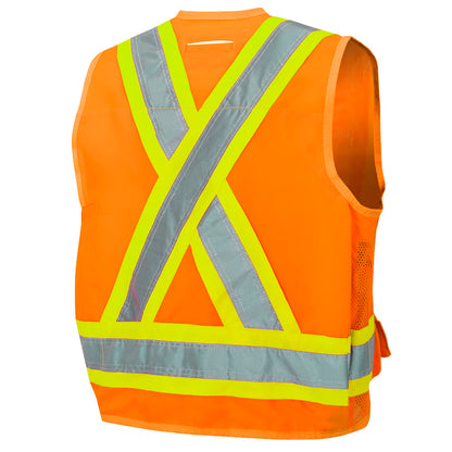 Pioneer Hi-Viz Surveyors Safety Vest Orange