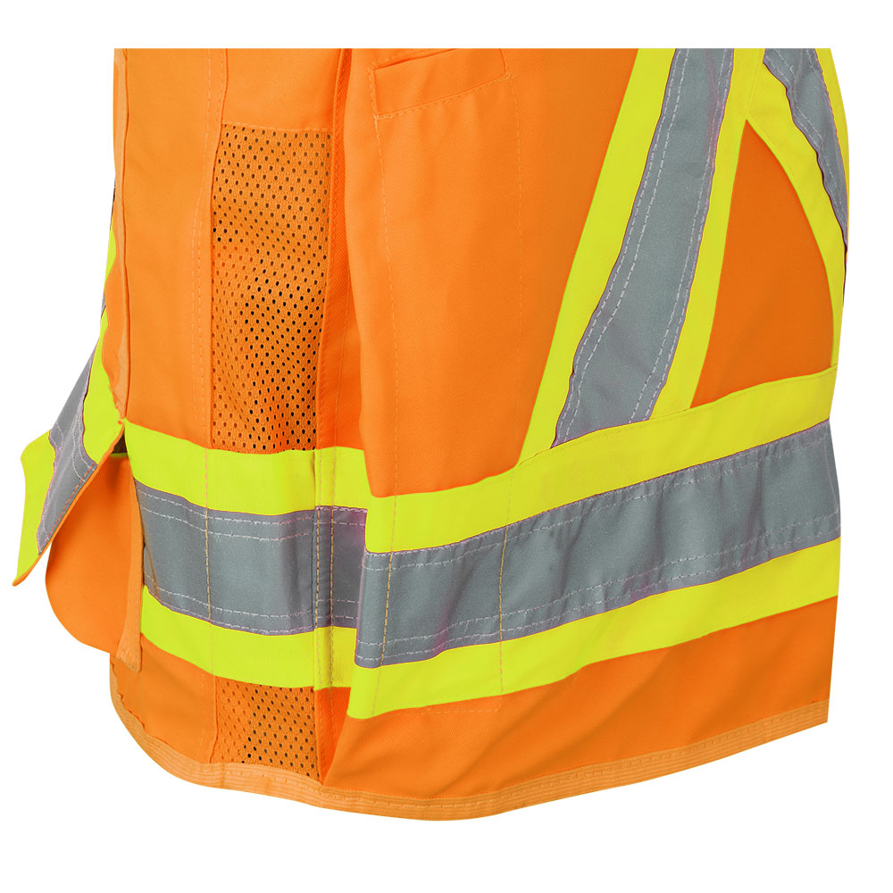 Pioneer Hi-Vis Surveyors Safety Vest, Orange