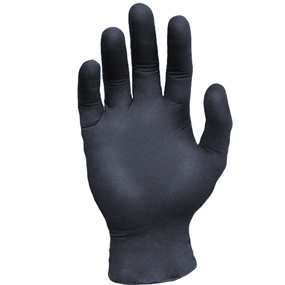 4 Mil Black Nitrile Gloves | Box of 100