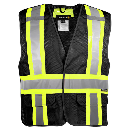 TERRA Hi-Vis 5 Point Tear Away Mesh Vest - supplynow.ca