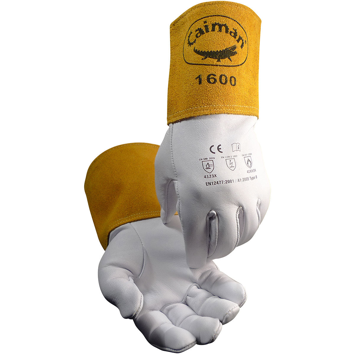 Caiman TIG Welder's Glove with Premium Goat Grain Leather