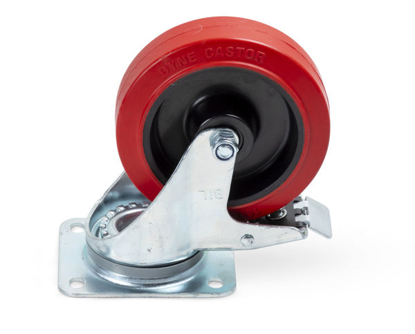 6" HD Casters 2 Swivel with brake 2 Swivel by ArmorGuard